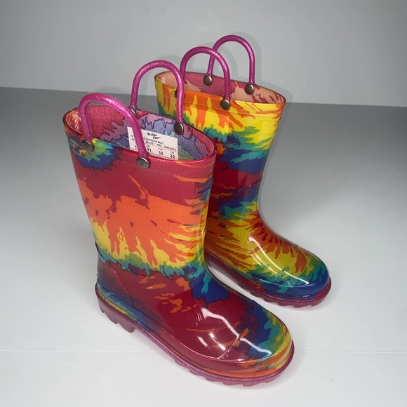 Western Chief Kids Shoes Western Chief Tie Dye Rain Boots Size 2 Us